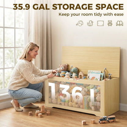 Storage Chest with Lift Top Storage Chest with Safety Hinges 39.4" Oak Storage Cabinets at Gallery Canada