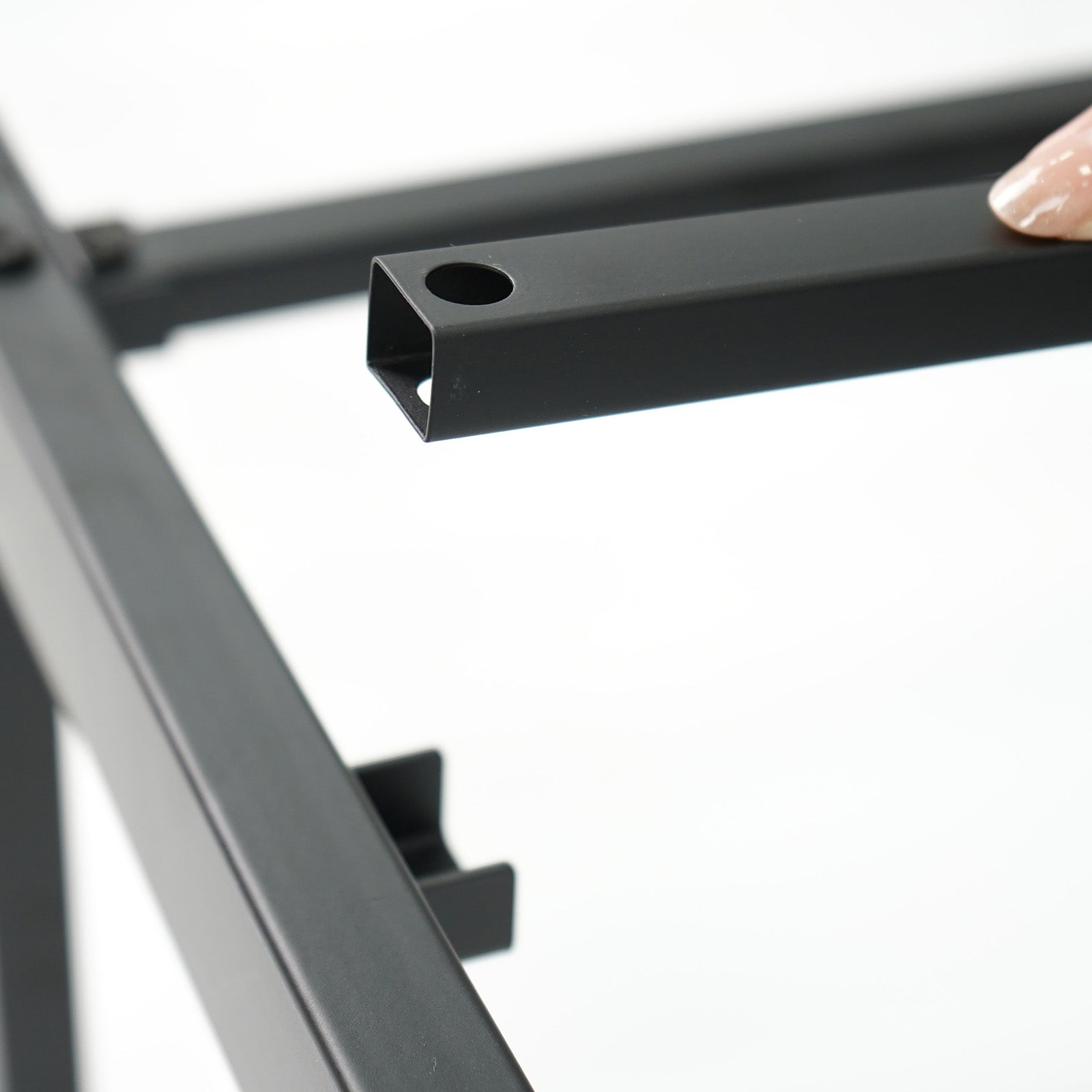 Full Size Metal Bed Frame, Heavy Duty Support Slats, Black Simple Bed Frame at Gallery Canada