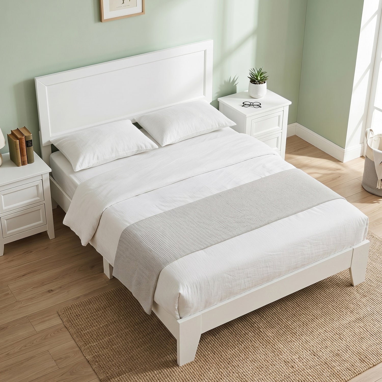 Full Size Bed Frame with Headboard Simple Bed Frame at Gallery Canada
