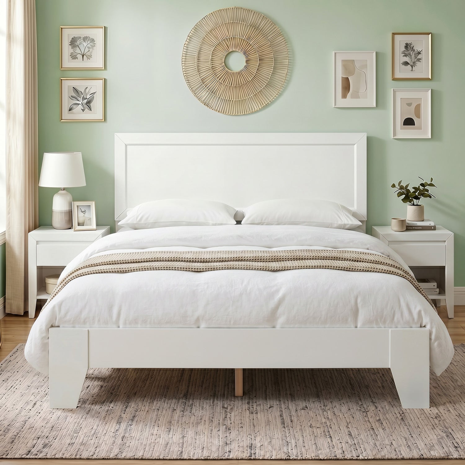 Full Size Bed Frame with Headboard Simple Bed Frame at Gallery Canada