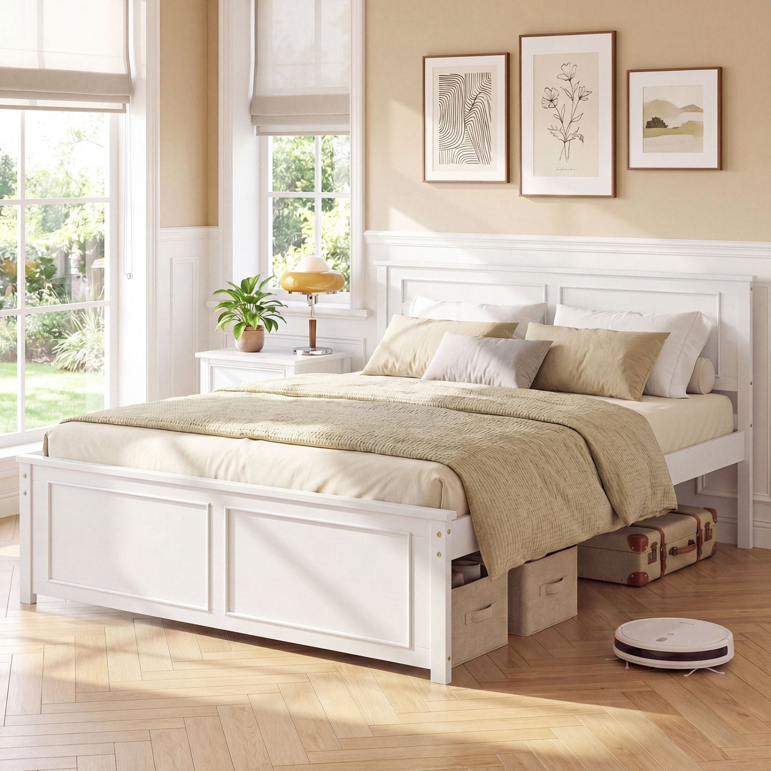 Full Size Platform Bed Frame With Headboard Simple Bed Frame at Gallery Canada