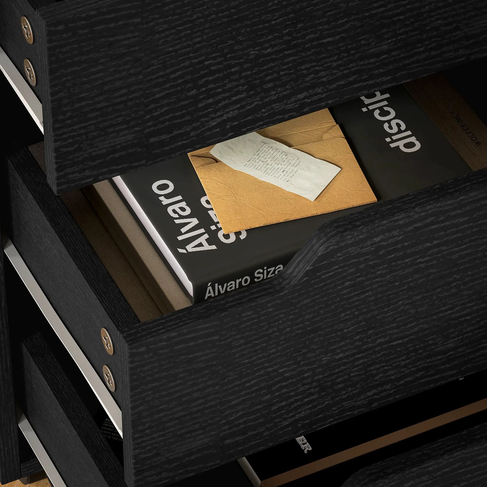 3 Drawer File Cabinet, Vertical with Wheels, Mobile Printer Stand, Black Office Cabinets & Cupboards at Gallery Canada
