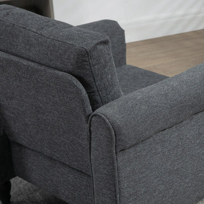 Vintage Armchair, Upholstered Accent Chair, Dark Grey Accent Chairs at Gallery Canada