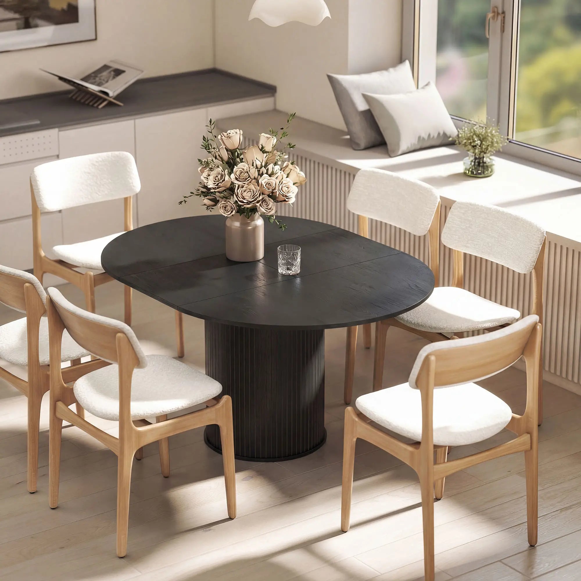 Extendable Kitchen Table, 43.5