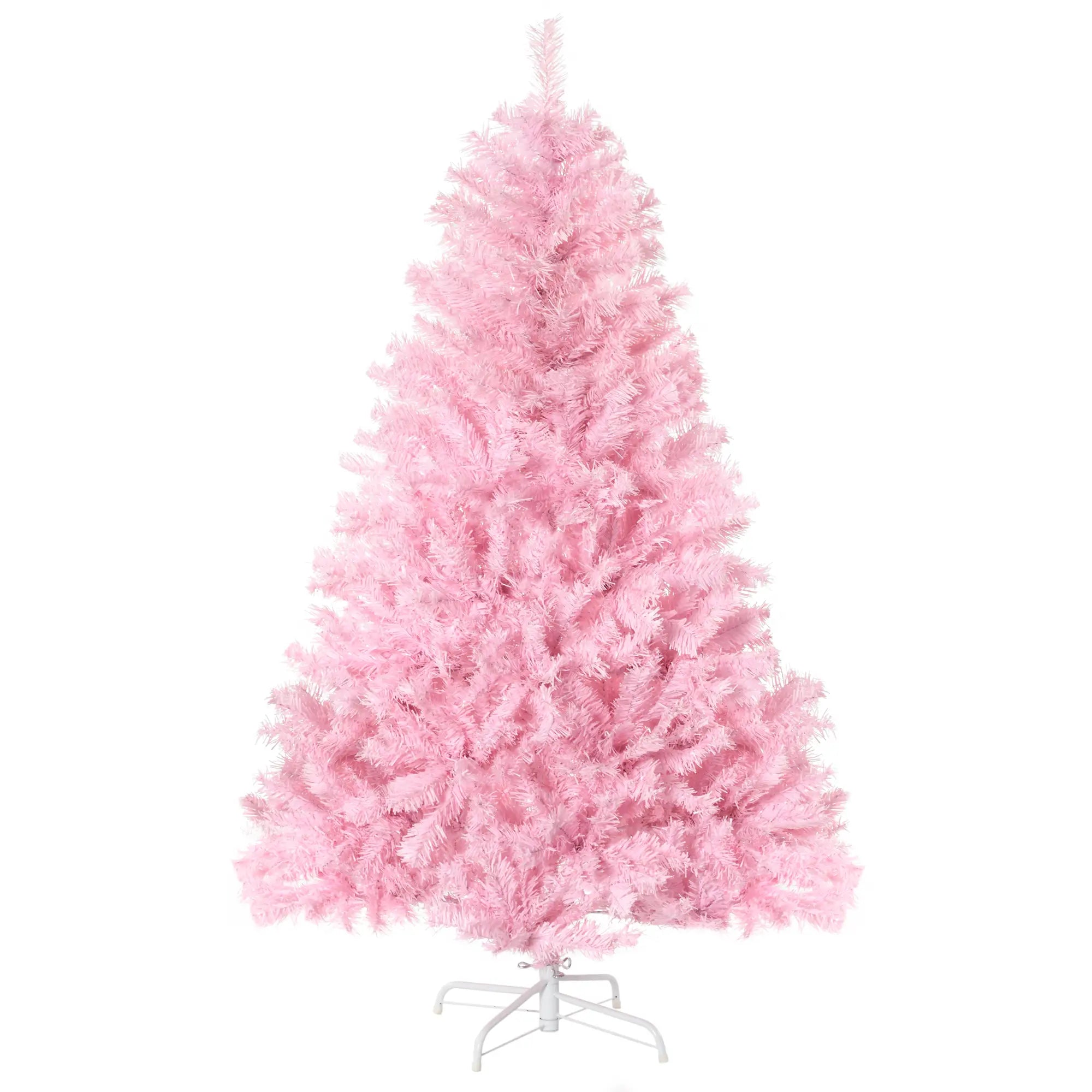 5' Artificial Christmas Tree, Auto Open, Steel Base, Indoor, Pink Artificial Christmas Trees at Gallery Canada
