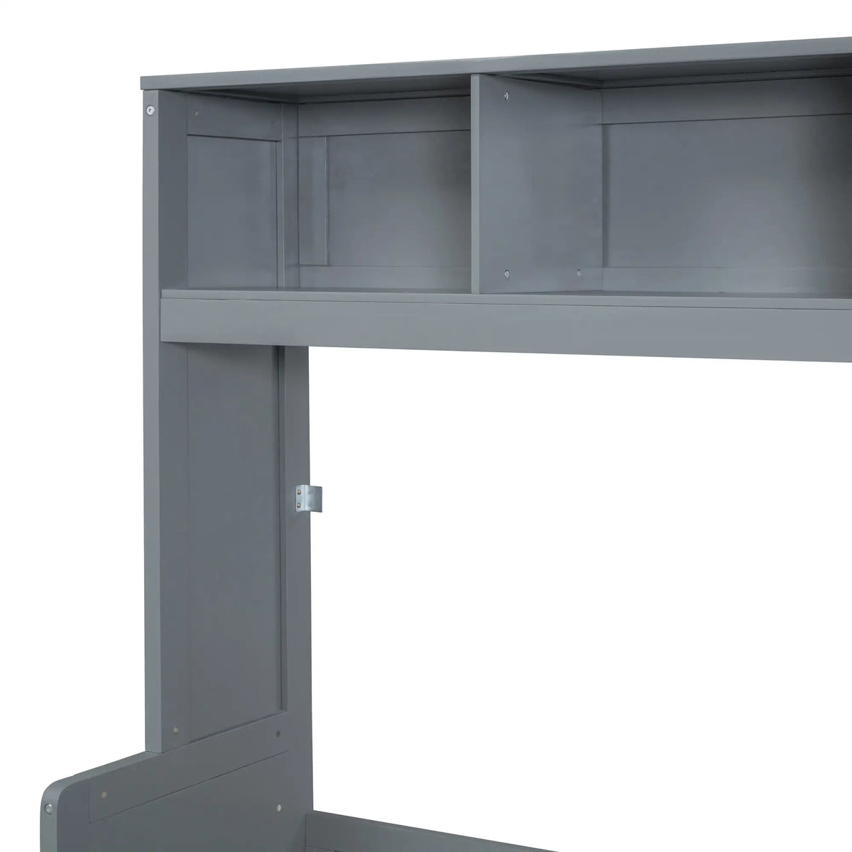 Murphy Bed with Closet, Drawers, 112" L x 21.5" W x 78.5" H, Grey Bed Frames at Gallery Canada