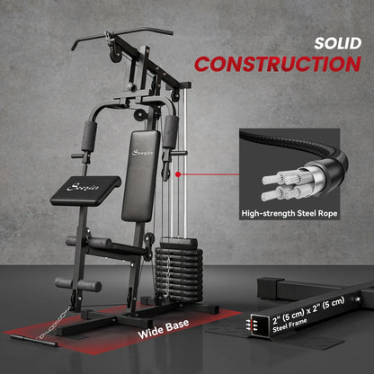 Multi-Exercise Home Gym, 99lbs Weight Stack, Full Body Workout Power Towers at Gallery Canada