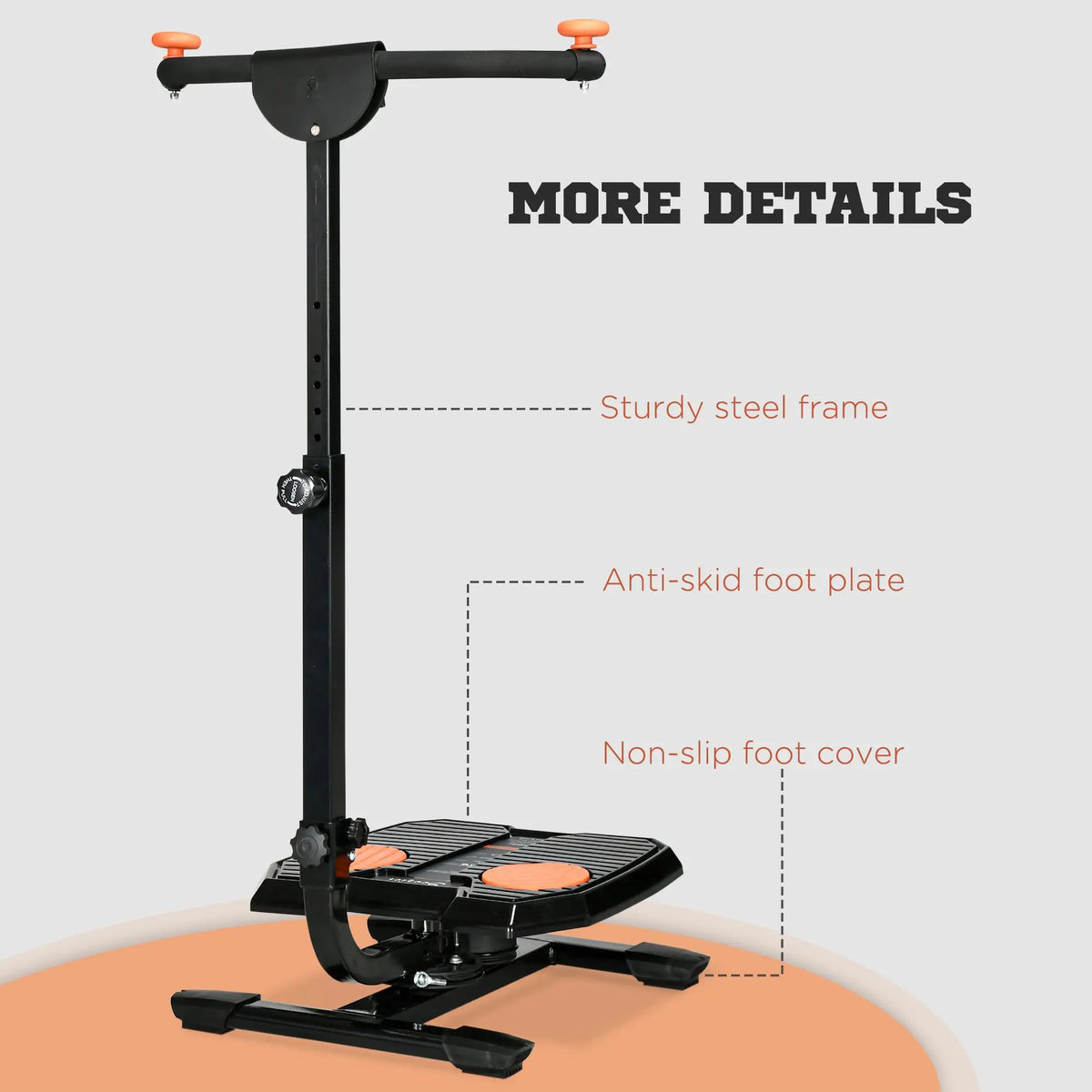 Foldable Ab Twister Board, Waist Trimmer, Workout Equipment with Screen Aerobic Equipment at Gallery Canada