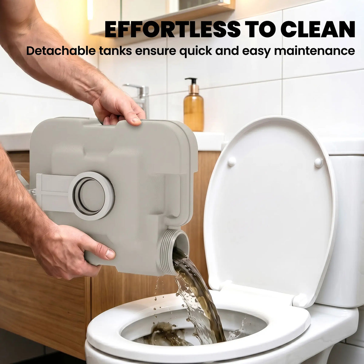 Portable Travel Toilet, Flushable Tank, Camping, Boating, 2.6 Gallon (10L) Camping Toilets at Gallery Canada