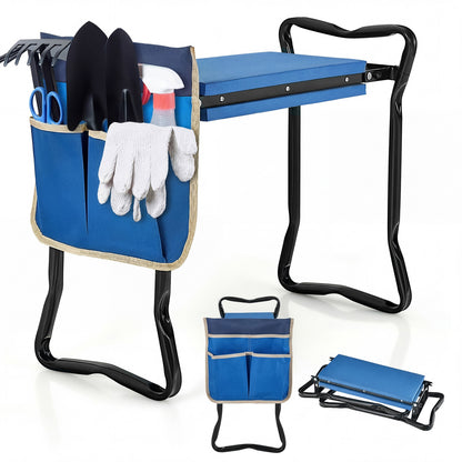 Folding Garden Kneeler And Seat, Blue Garden Tools at Gallery Canada