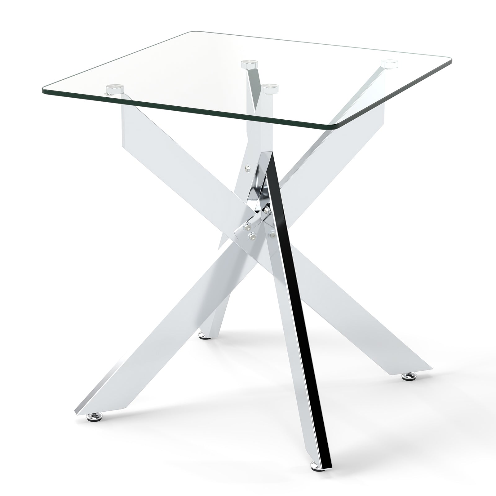 Glass Side Table Square End Table End & Side Tables at Gallery Canada