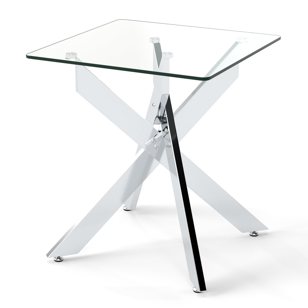 Glass Side Table Square End Table End & Side Tables at Gallery Canada