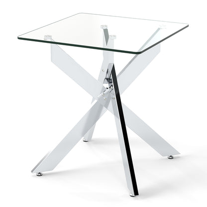 Glass Side Table Square End Table End & Side Tables at Gallery Canada
