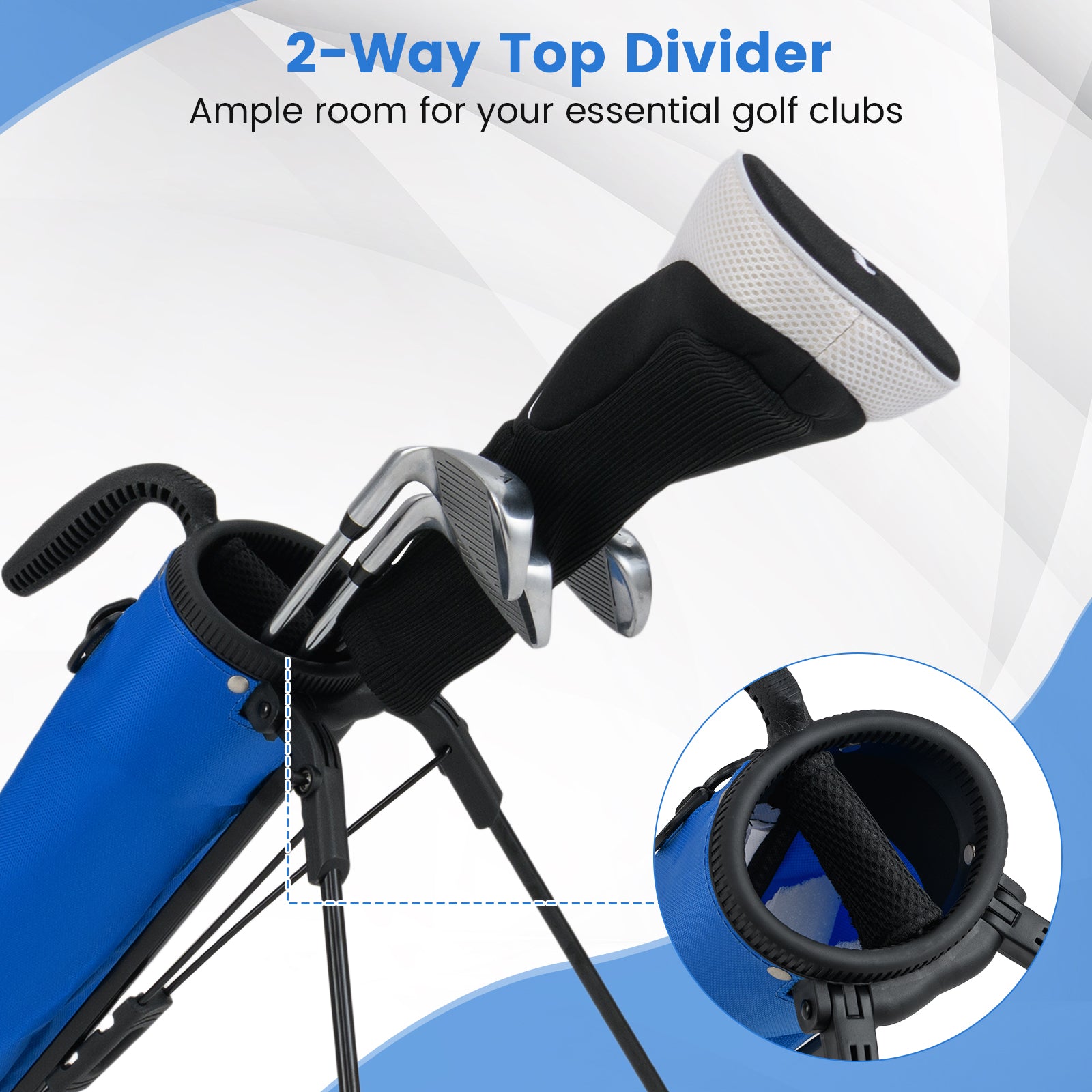 Lightweight Golf Stand Bag, White Golf at Gallery Canada