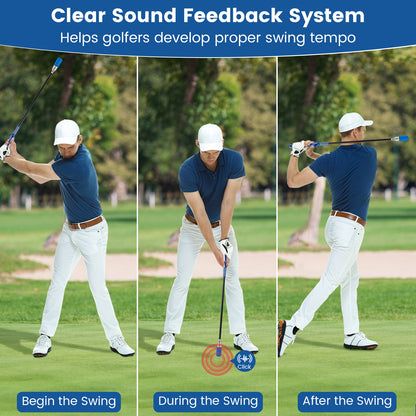 Golf Swing Trainer Click Stick Swing Training Aid for Speed Flexibility Balance, Blue Golf at Gallery Canada