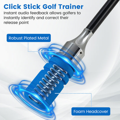 Golf Swing Trainer Click Stick Swing Training Aid for Speed Flexibility Balance, Blue Golf at Gallery Canada