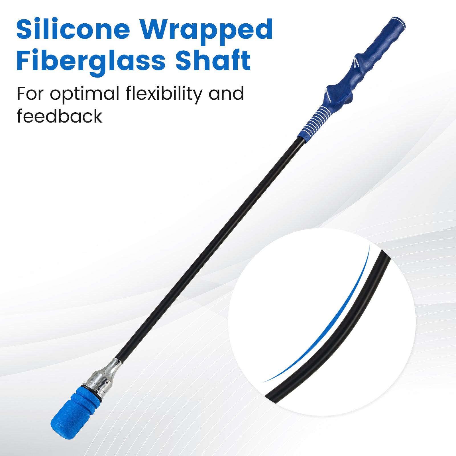 Golf Swing Trainer Click Stick Swing Training Aid for Speed Flexibility Balance, Blue Golf at Gallery Canada