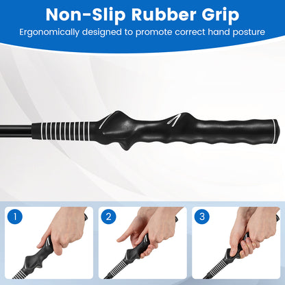 Golf Swing Trainer Click Stick Swing Training Aid for Speed Flexibility Balance, Black Golf at Gallery Canada