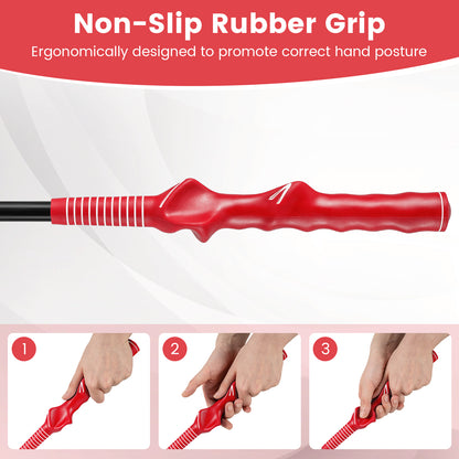 Golf Swing Trainer Click Stick Swing Training Aid for Speed Flexibility Balance, Red Golf at Gallery Canada
