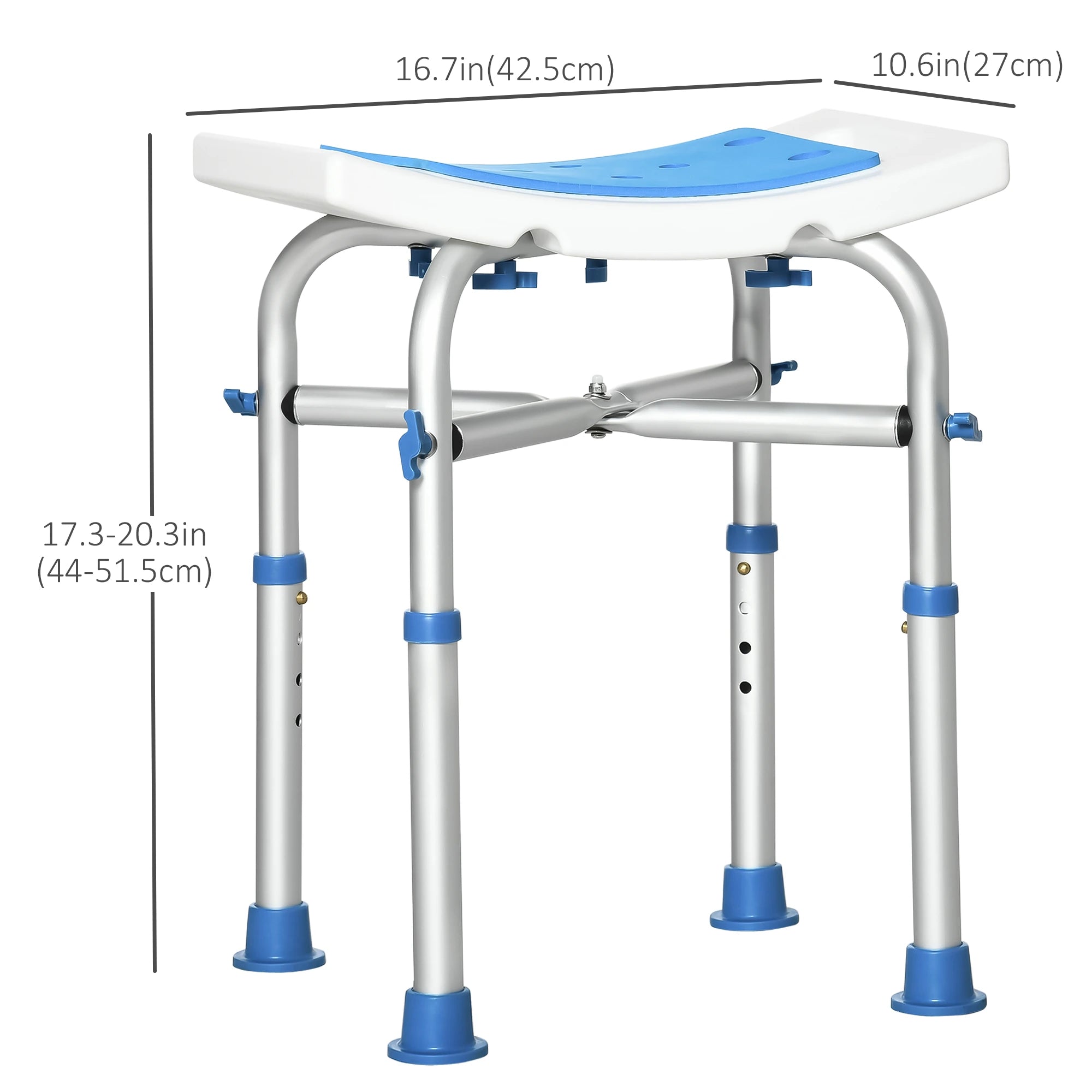 Adjustable Shower Chair, 16.7