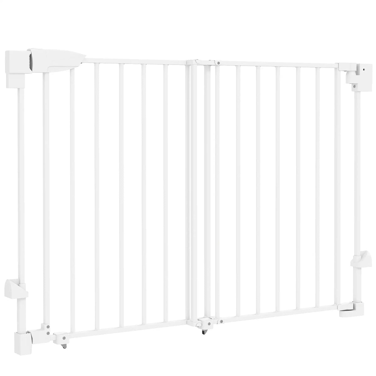 29"-44" Wide Dog Gate, 29" H, Auto-Close, Wall-Mounted Pet Gates White at Gallery Canada