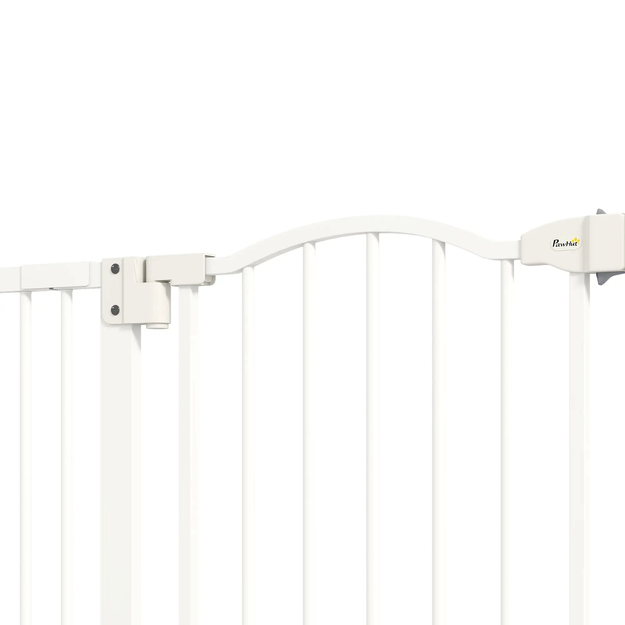Extra Tall Dog Gate with Door, Pressure Fit, Auto Close, 29-39 Inches, White Houses, Kennels & Pens at Gallery Canada