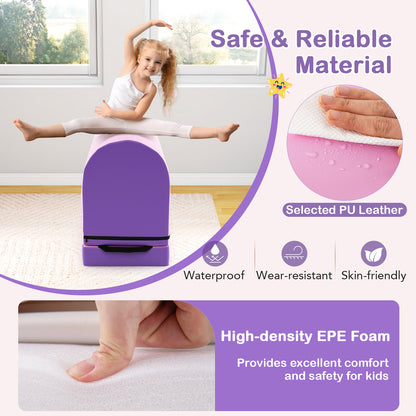 Kids Gymnastics Vaulting Box, Detachable Mat Handle, Purple Sports at Gallery Canada