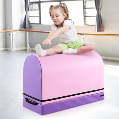 Kids Gymnastics Vaulting Box, Detachable Mat Handle, Purple Sports at Gallery Canada