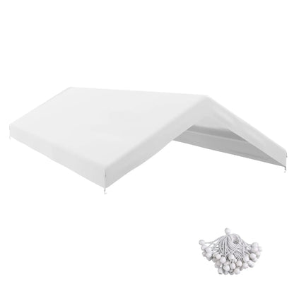 Carport Replacement Canopy 10x20ft, White Gazebo Canopy Replacement White at Gallery Canada