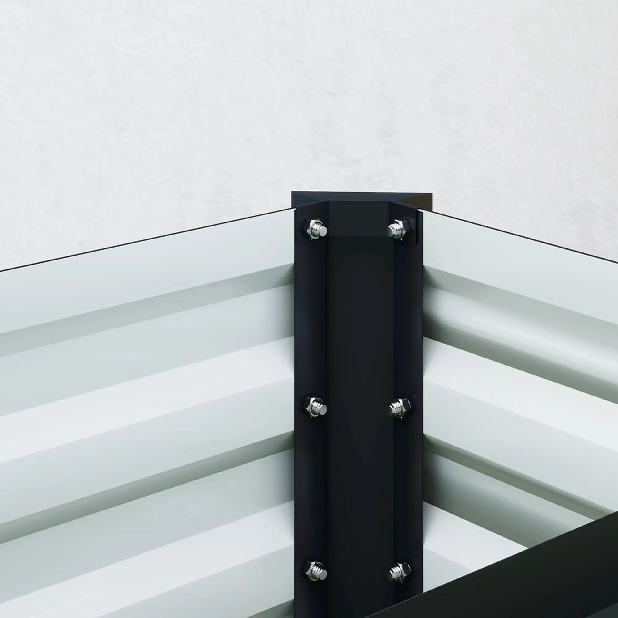 8 x 1.3 x 1.5ft Galvanized Raised Garden Bed, Outdoor Planter Box, Dark Grey Raised Garden Beds at Gallery Canada