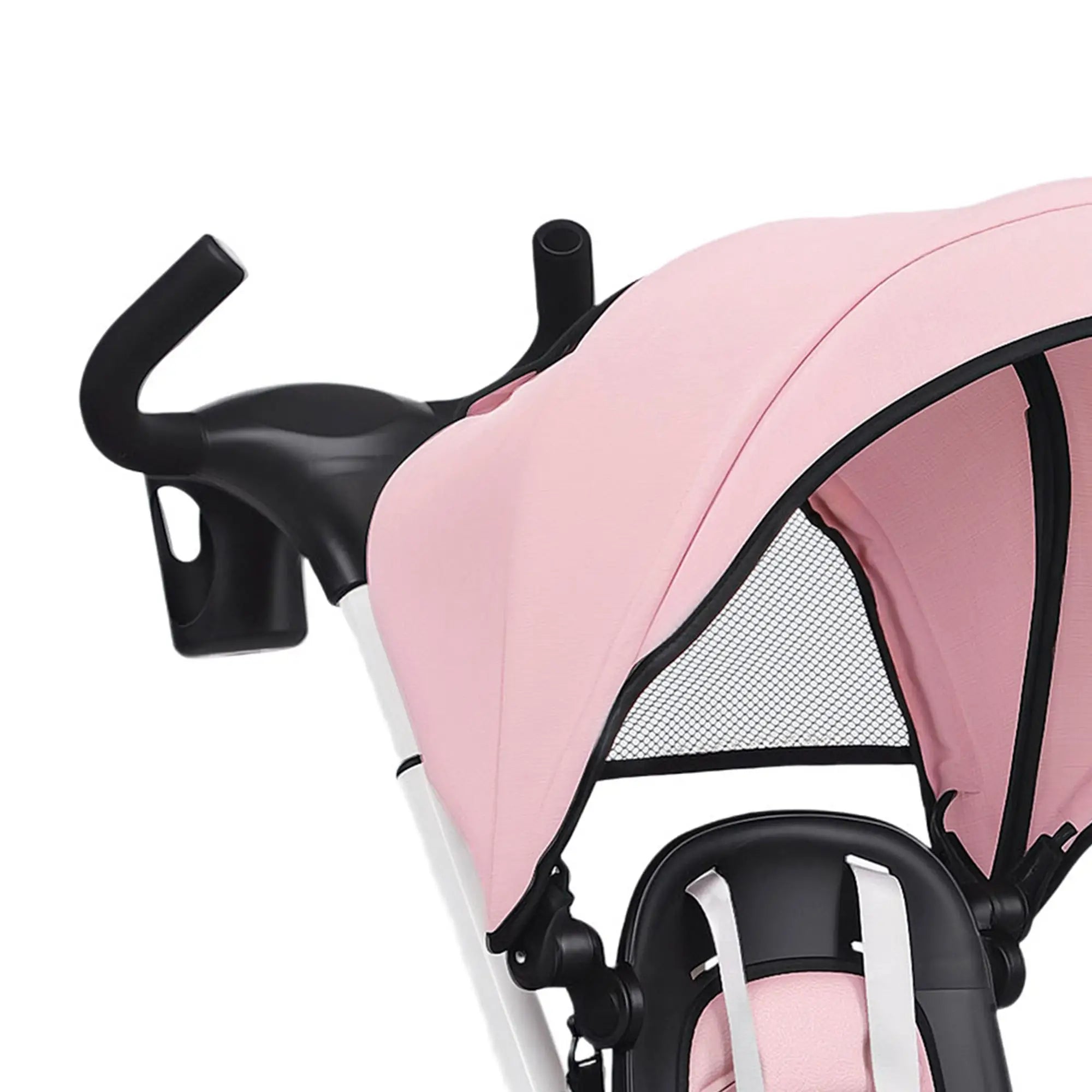 6 in 1 Toddler Tricycle, Push Handle, Removable Canopy, Rotatable Seat, Pink Tricycles for Kids at Gallery Canada