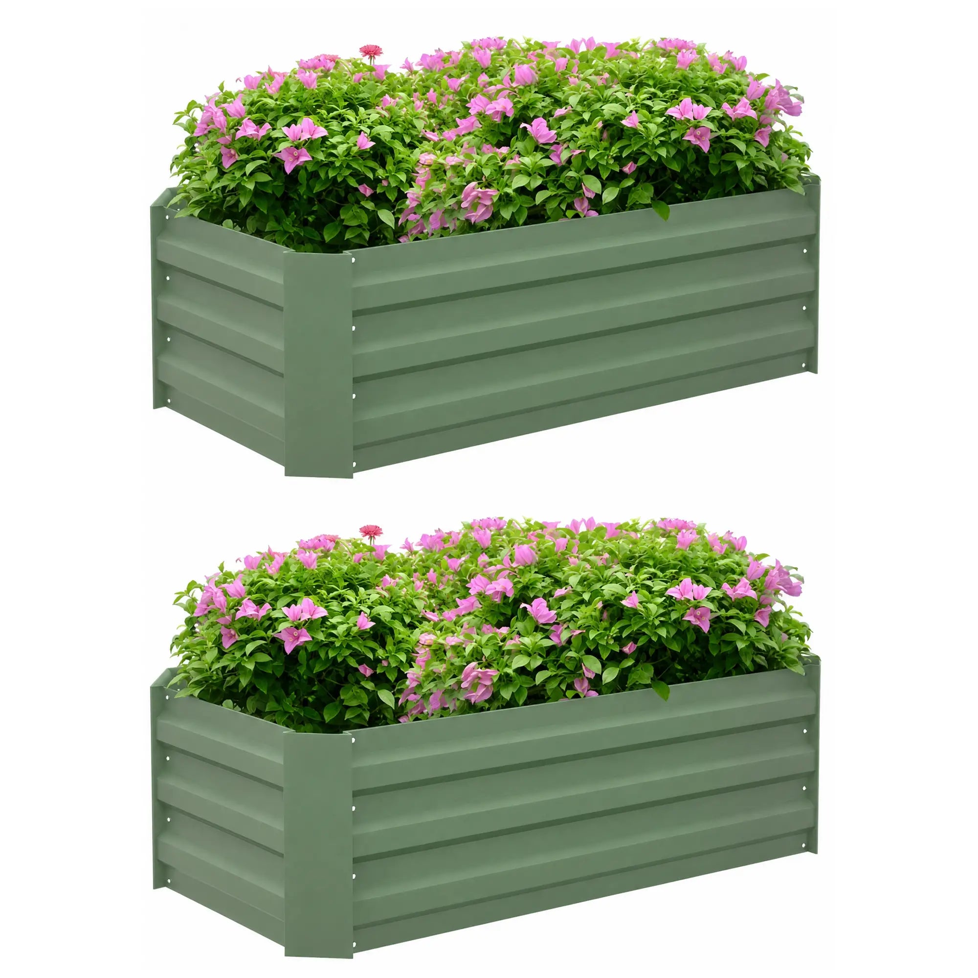 Steel Raised Garden Bed Set, 39