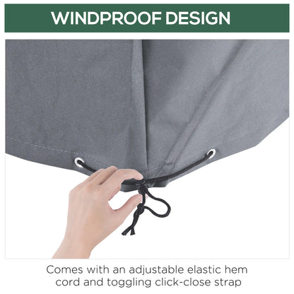 Waterproof Outdoor Furniture Cover, 97" x 65" x 26", Grey Patio Furniture Covers at Gallery Canada