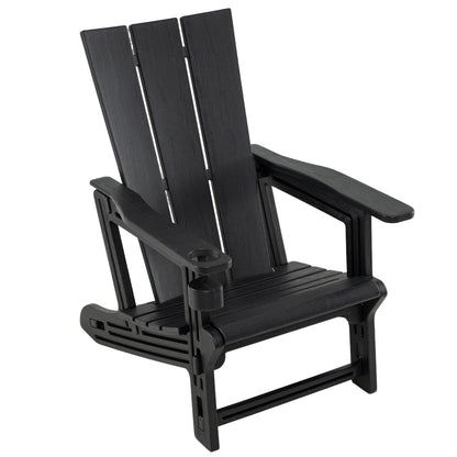 HDPE Outdoor Adirondack Chairs, Black Adirondack Chairs Black at Gallery Canada