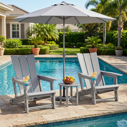 HDPE Outdoor Adirondack Chairs, Gray Adirondack Chairs at Gallery Canada