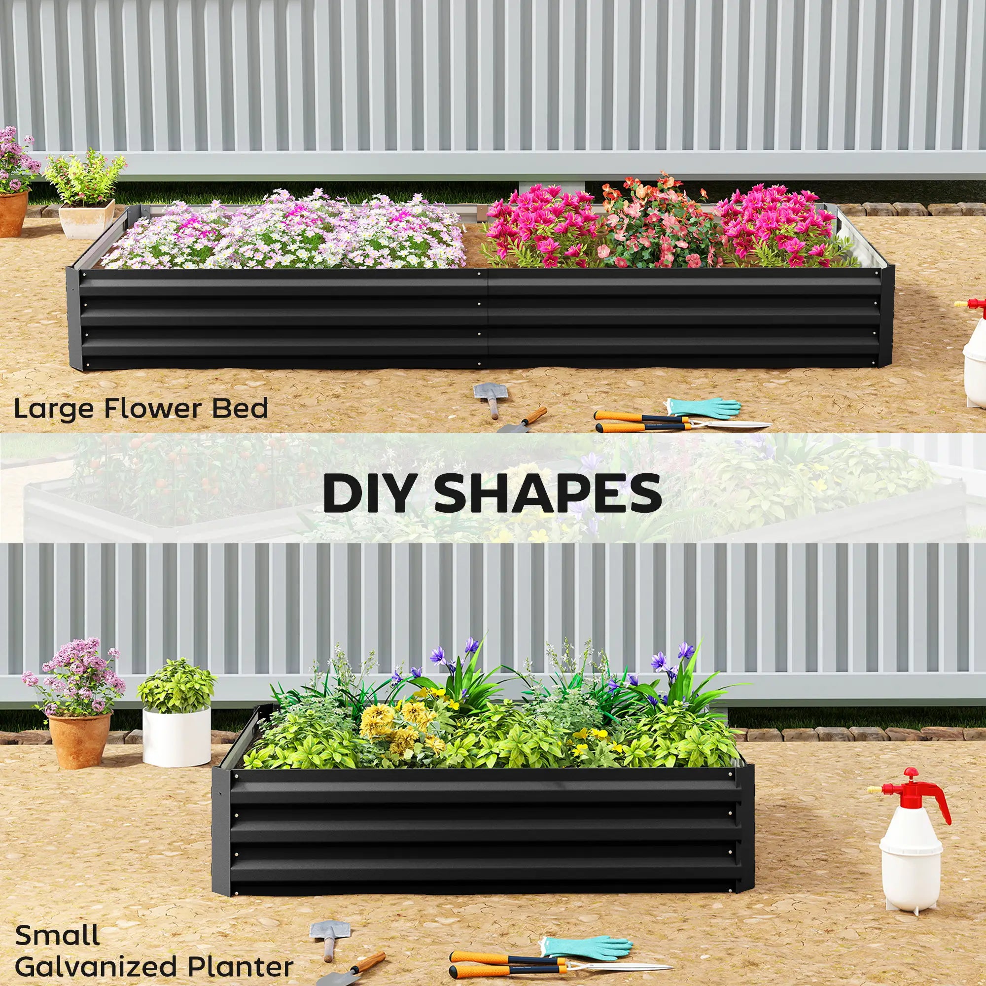 Galvanized Raised Garden Bed, 95