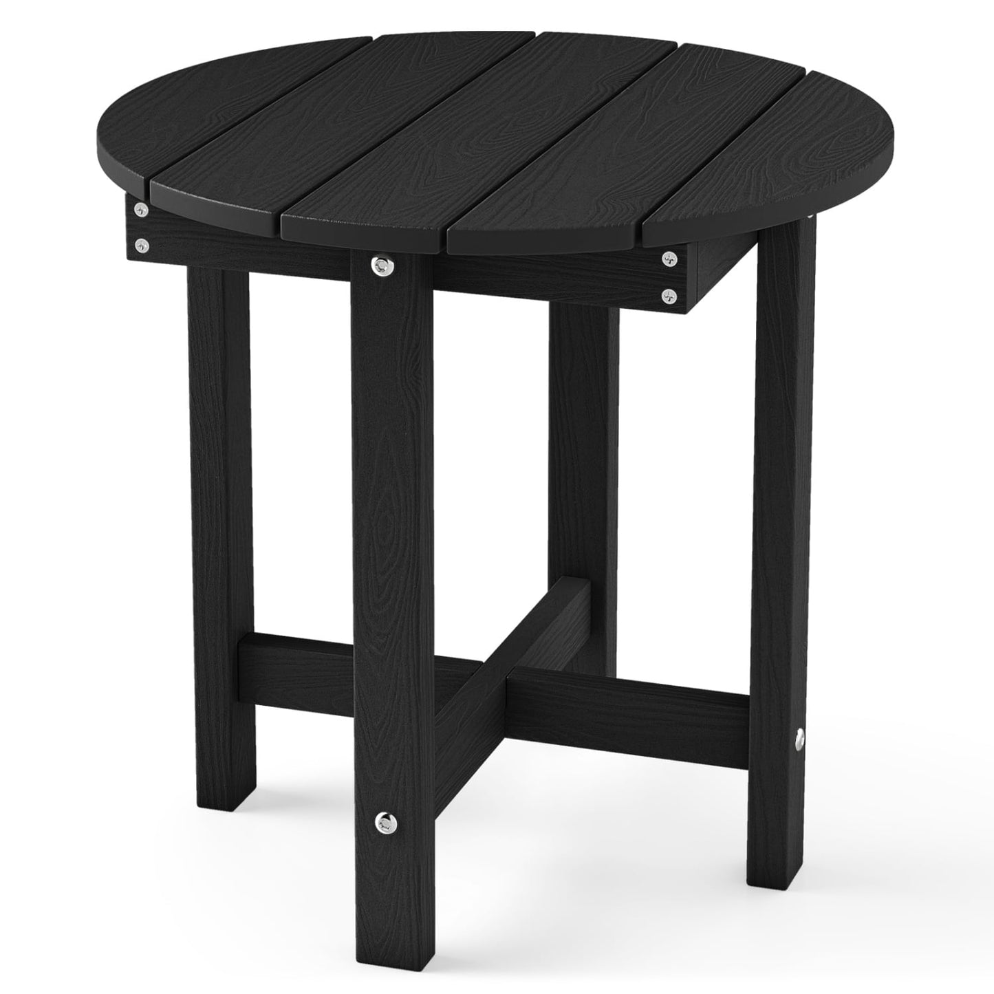 HIPS Adirondack Side Table with Weather-Resistant and Waterproof Top, Black Patio Coffee Tables at Gallery Canada