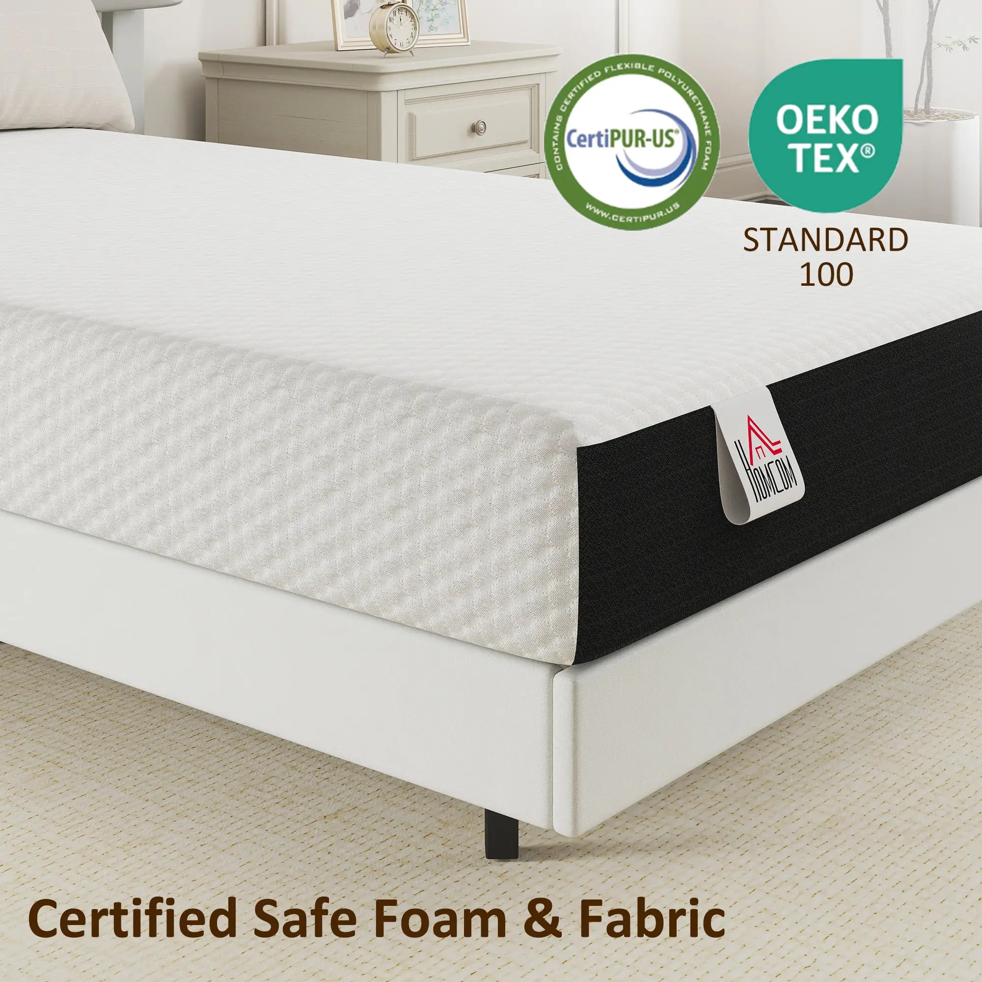 Twin 8 Inch Memory Foam Mattress, Medium Firm, CertiPUR-US Mattresses at Gallery Canada