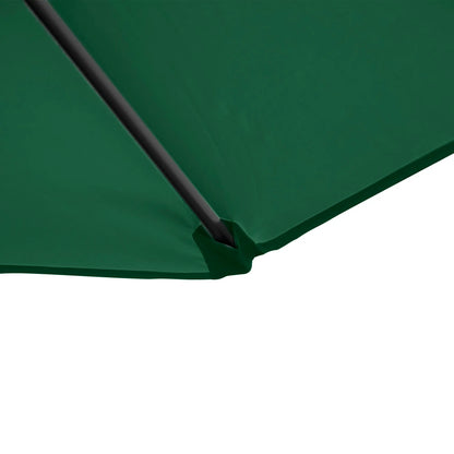 8.5FT Offset Patio Umbrella, 360° Rotation, Green Cantilever Umbrellas at Gallery Canada