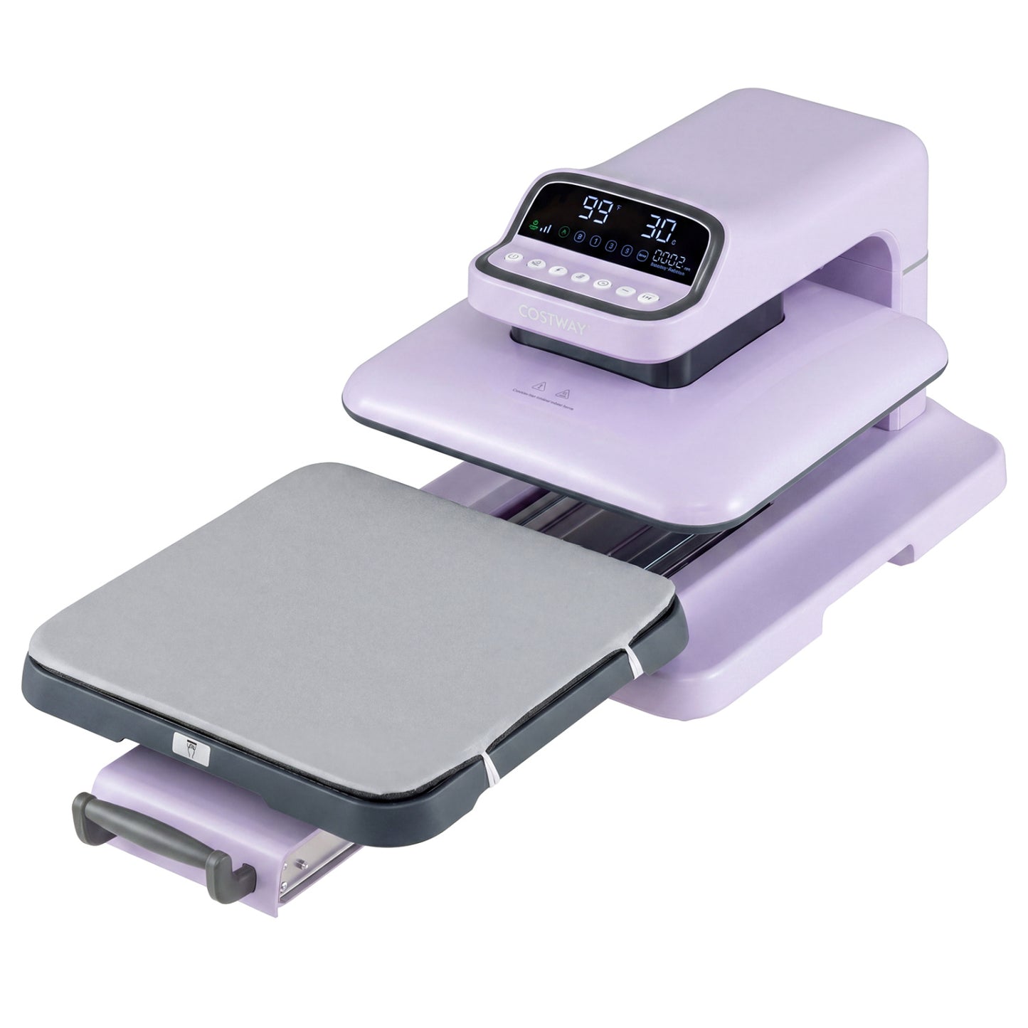 Heat Press Machine with Auto Release for T Shirts, Purple Washers & Dryers at Gallery Canada