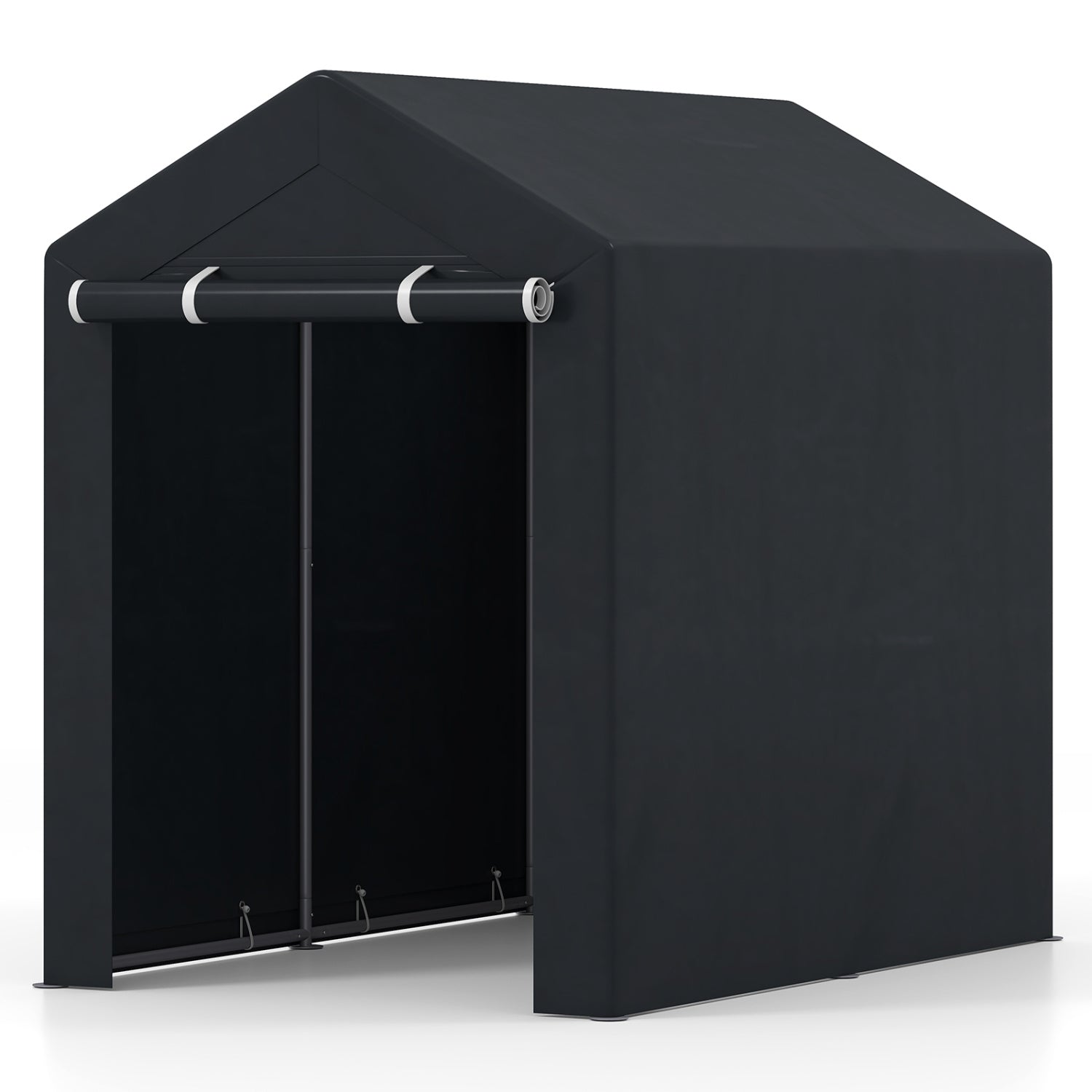 Heavy-Duty Portable Storage Shed with Roll-up Zipper Door-M Sheds & Outdoor Storage Dark Gray at Gallery Canada