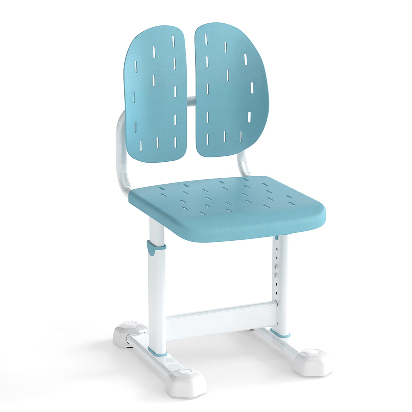 Height Adjustable Kids Study Chair, Double Back Support, Breathable Seat, Blue Kids Chairs & Seating at Gallery Canada