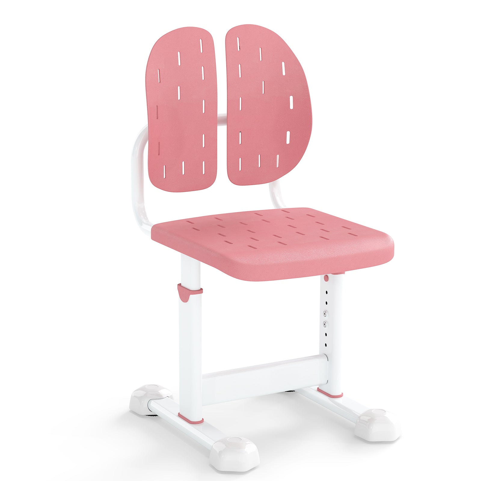 Height-Adjustable Kid's Study Chair, Double Back Support, Breathable Seat, Pink Kids Chairs & Seating at Gallery Canada
