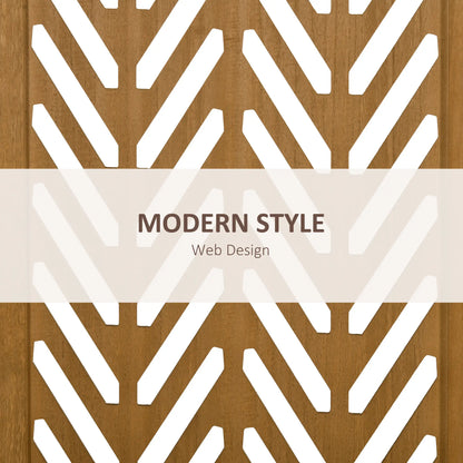4 Panel Room Divider, 5.6ft Tall, Wood Folding Privacy Screen, Light Brown Room Dividers at Gallery Canada