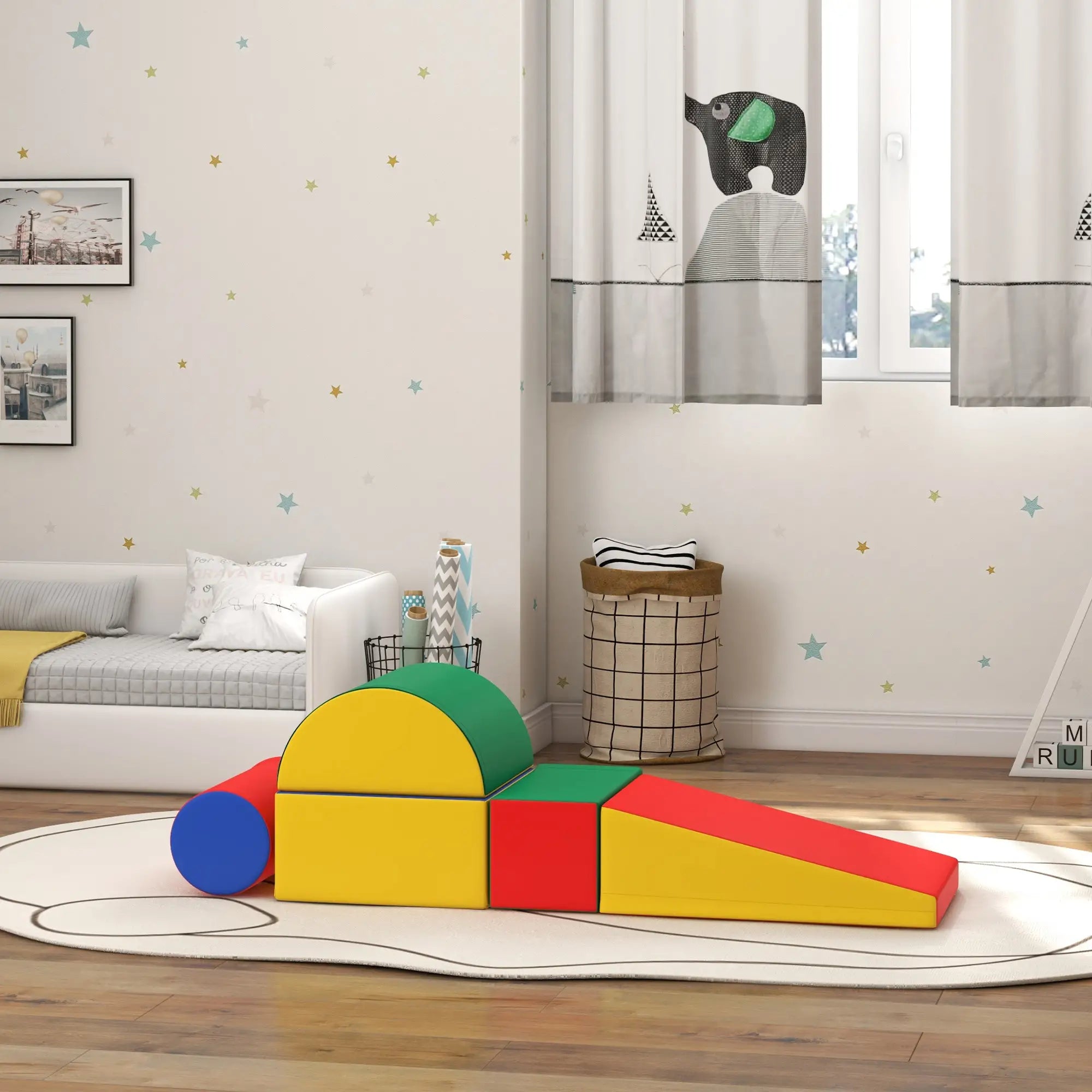 5 Piece Climb, Crawl Activity Playset, Soft Foam, Toddler Toy Baby Gym & Playmats at Gallery Canada