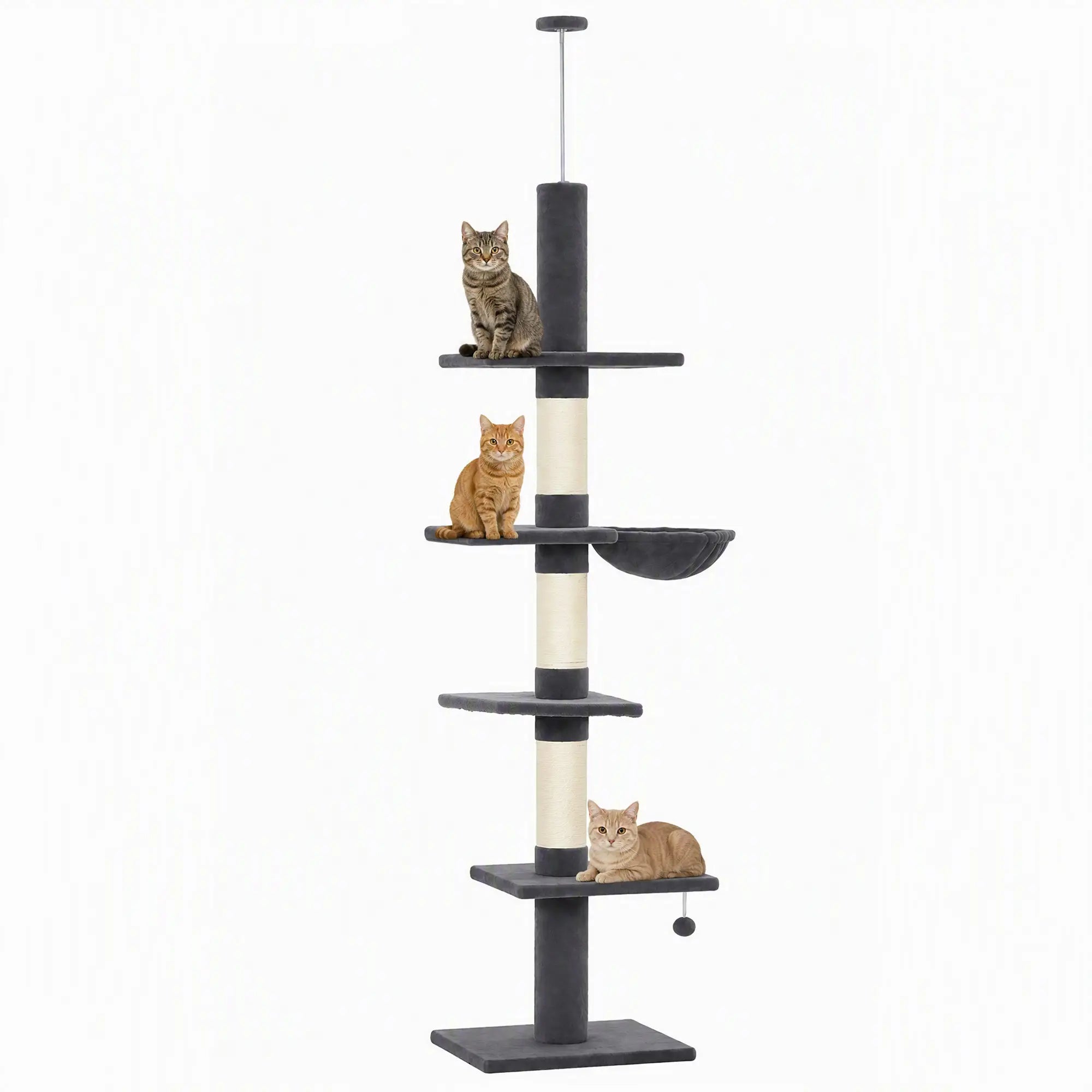 5-Level Cat Tree, Adjustable 88.6