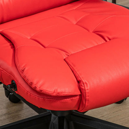 Adjustable Heated Ergonomic Massage Office Chair, High Back Faux Leather Massage Chairs at Gallery Canada
