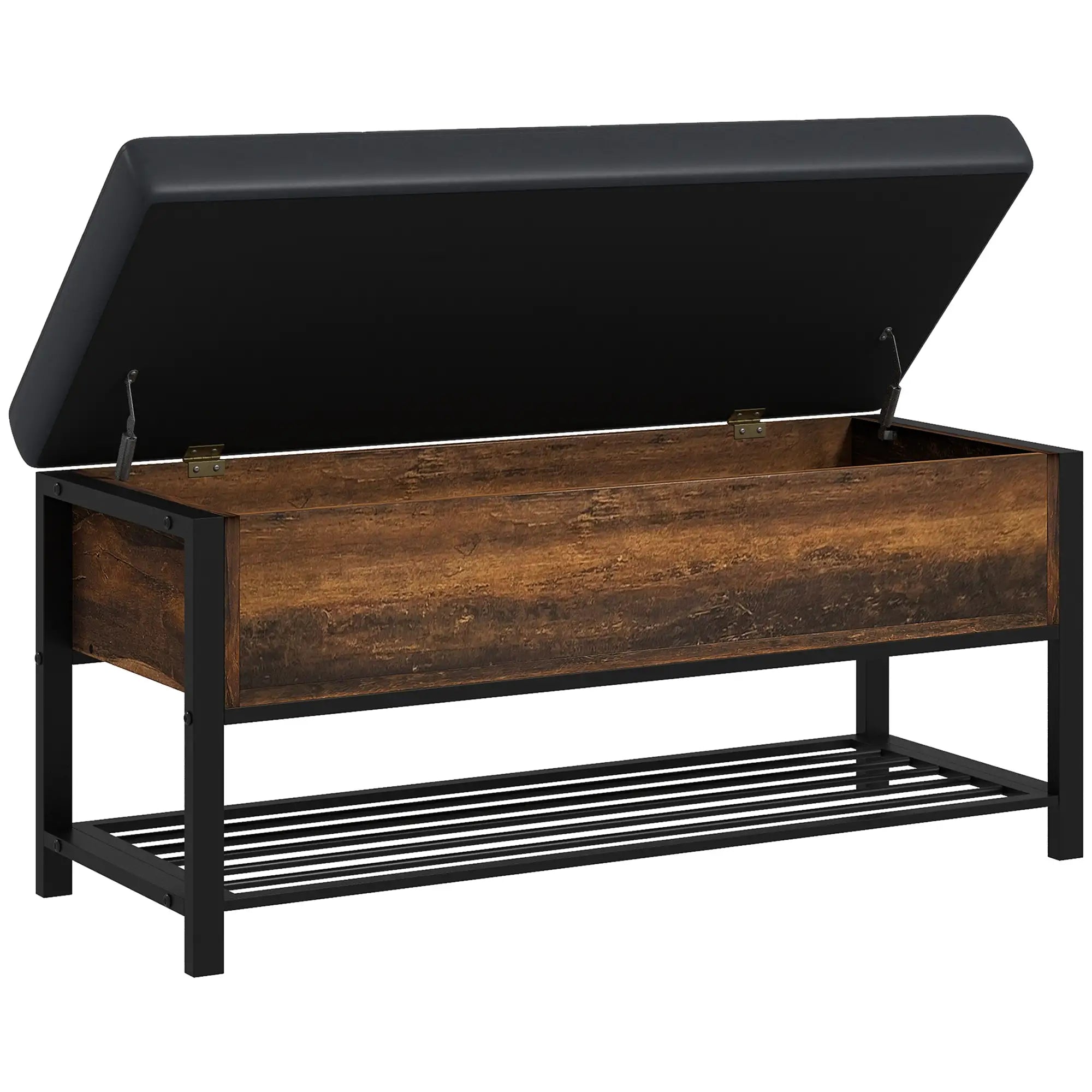 Shoe Storage Bench with Seat, Flip Top, Hidden Space, 4 Pairs Shoe Storage Cabinets & Racks at Gallery Canada