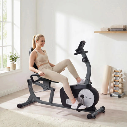 Exercise Bike, 8-Level Magnetic Resistance, LCD Display, Adjustable Seat Exercise & Stationary Bikes at Gallery Canada