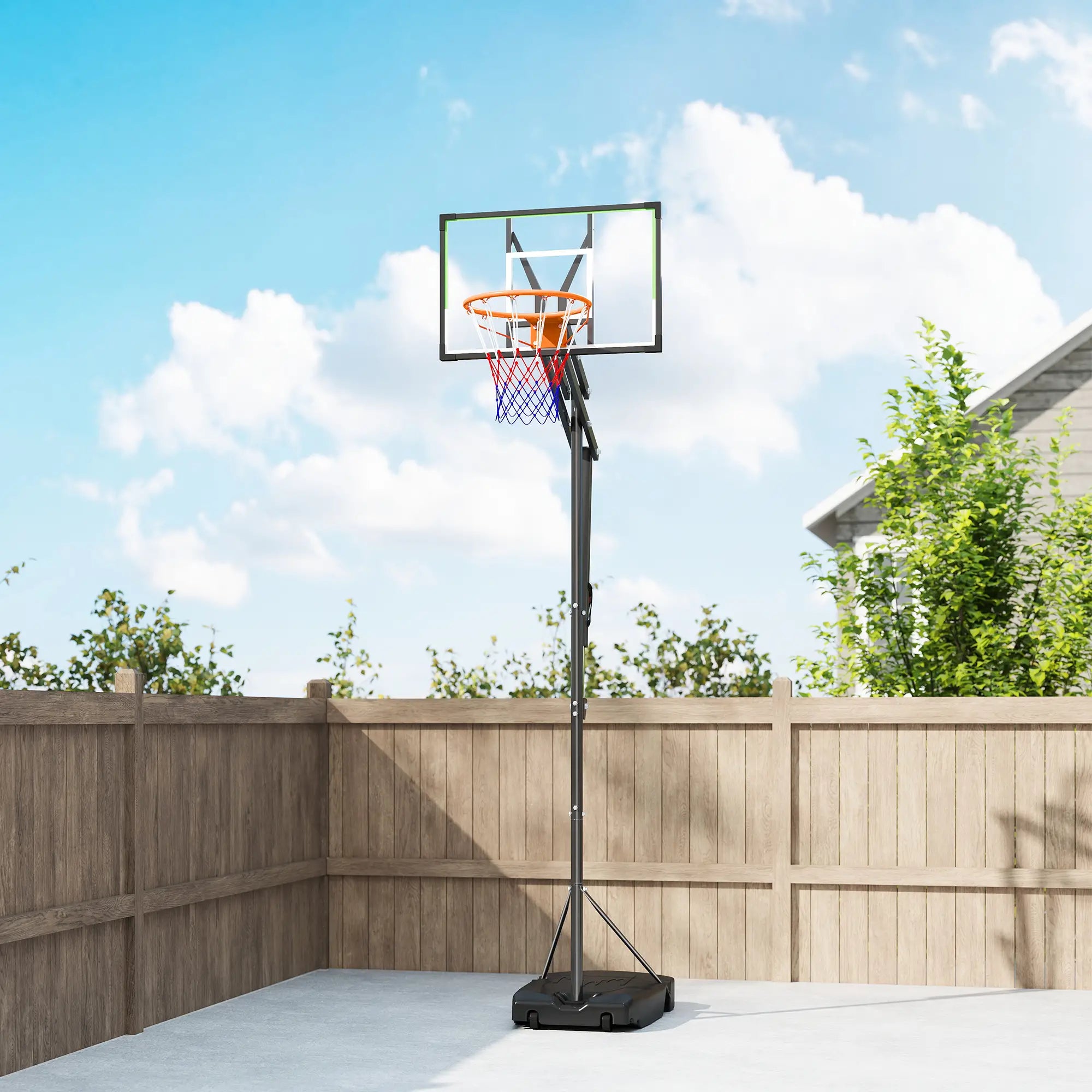 Adjustable Basketball Hoop, 4.1-8.5ft, 33